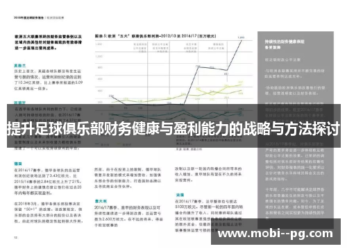 提升足球俱乐部财务健康与盈利能力的战略与方法探讨 提升足球俱乐部财务健康与盈利能力的战略与方法探讨